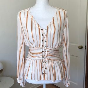 Anthropologie blouse by Feather Bone
